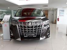 Toyota Alphard 3.5 FACELIFT (A) 2018 - BRAND NEW FROM UMW + 3 YEARS FREE SERVICES WORTH RM3000 + 5 YEARS WARRANTY WITH UNLIMITED MILEAGE