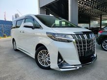 2018 Toyota Alphard 3.5 GF Facelift 3 LED JBL Home Theatre 4Cam PreCrash BSM RCTA LTA Leather Seat Modelista Bodykit Unregister