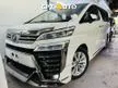Recon 2019 Toyota Vellfire 2.5 Z A ZA Edition MPV/ JB BRANCH / 7 SEATERS/ LOW MILES/ 2 POWER DOOR