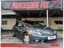2012 Honda Civic 1.5 Hybrid (A) WARRANTY 3 YEARS