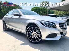 Mercedes-Benz C350 e 2.0 Avantgarde AMG HYBRID UNDER WARRANTY P/BOOT P/ROOF ORI PAINT ON THE ROAD PRICE
