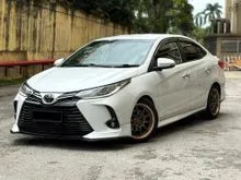 2023 Toyota Vios 1.5 G (AT) 14DAYS GUARANTEE REPAIR / FREE WARRANTY / PUSH START / ADJUSTABLE / SPORT RIM CE28 / MAX RACING DOWN PIPE / 360 CAMERA