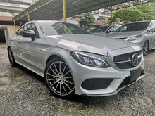 2017 MERCEDES BENZ AMG C43 COUPE 4Matic - Red Leather Interior -