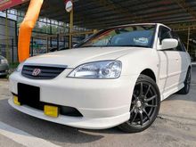 ACTUAL 2002 Honda CIVIC 1.7 VTEC RS ES Champion White, Crystal Lamp, TipTop Condition