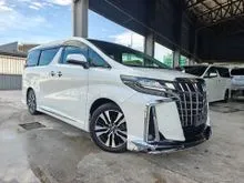 2021 Toyota Alphard 2.5 SC Grade 4.5 LED 360Camera PCS LTA BSM DIM Display Audio Pilot Seat Power Boot Modelista Bodykit Unregister
