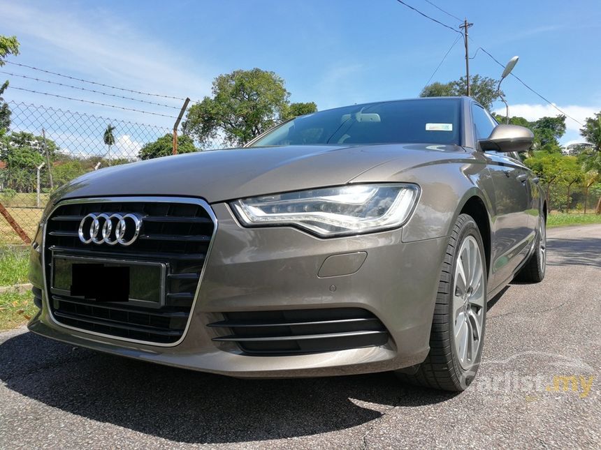 Audi A6 2013 TFSI Hybrid 2.0 in Penang Automatic Sedan Bronze for 