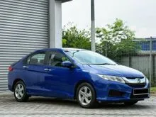 2014 Honda City 1.5 E SUPER LOW MILEAGE 85K KM ONLY FULL SERVICES RECORD UNDER HONDA WITH BOOKLET ELECTRIC BLUE ORIGINAL PAINT ONE DOCTOR OWNER GM6