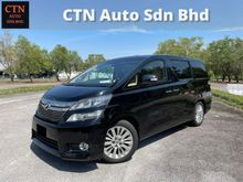 2013 TOYOTA VELLFIRE 3.5 V L Edition MPV PILOT 7 SEATER SUNROOF POWERBOOT MEMORY SEAT / TRUE YEAR MAKE