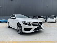 2015 Mercedes-Benz C200 2.0 AMG PRICE INCLUDED SST , FULL SPEC , HEAD UP DISPLAY, PANAROMIC ROOF , FULL LEATHER , FREE WARRANTY , PRICE NEGO