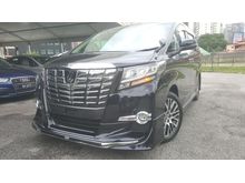 2016 Toyota Alphard 2.5 SC =Pre Crash=Radar Cruiser=JBL=360 Camera=SunRooF=Modellista= 100 Units Ready Stock