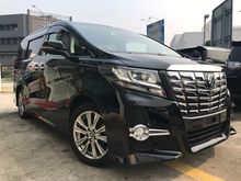 2016 Toyota Alphard 2.5 G S C Package MPV wheelchair welcab ,pre crash ,Radar Cruiser