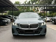 2025 BMW 520i 2.0 M Sport Sedan - Genuine Mileage First Come First Serve Limited Unit Only