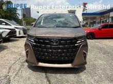 2025 Toyota Alphard 2.5 Z 7-Seater Sun Roof 360View Sun Roof Side Step HUD Up Display LED Light 14 KM Mileage 6A New Car Good Condition