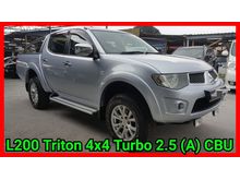 2010 Mitsubishi Triton L200 2.5 (A) VG TURBO FACELIFT 4x4 CBU IMPORT NEW EXCELLENT CONDITION