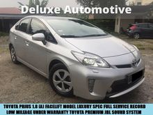 2015 Toyota Prius 1.8 Hybrid Luxury Facelift Model Full Service Record Under Warranty