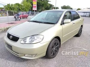2001 Toyota Corolla Altis 1.8 G Sedan