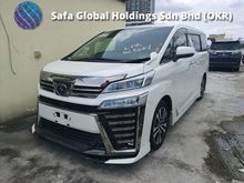 2018 Toyota Vellfire 2.5 ZG,GRADE 4.5,DIM,TRD BODYKIT,SUNROOF, MOONROOF,PRE CRASH,2018 UNREG