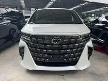 2025 Toyota Alphard 2.5 Z DRL LIGHTS SPARE TAYARS HUD