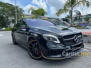2018 Mercedes-Benz GLA45 AMG 2.0 4MATIC SUV, YELLOW NIGHT EDITION, UNDER WARRANTY Hap Seng Star, Full Service Record 55k Km, Call Now
