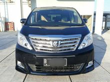 2012 Toyota Alphard 2.4 G ATPM Facelift 2012 Black on Beige