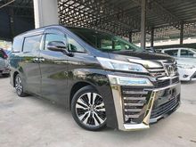 2019 Toyota Vellfire 2.5 ZG PCS LTA Leather PBoot Unregister