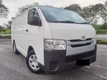 2019 Toyota Hiace 2.5 (M) Panel Van SUPER TIPTOP CONDITION 4 NEW TYRE SEE TO BELIEVE, year made 2019