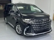 2025 Toyota Alphard 2.5 Z JBL UNIT ORI MODELLISTA BODYKIT, JBL SOUND SYSTEM, 360 CAM, REAR MONITOR, HUD, SIDE STEP, ORI SUPER LOW MILEAGE, GRADE 6A,