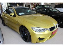 *** STRIKING LEMON YELLOW + CARBON FIBRE PACK *** 2014 BMW M4 425HP 3.0L TWIN TURBO UNREGISTERED VERY GOOD CONDITION