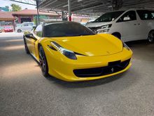 2013 Ferrari 458 Italia 4.5 V8 Full Spec * Lifter System * Reverse Camera * JBL Sound System * Racing Bucket Seat * ORIGINAL CONDITIONS