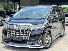 2018 Toyota Alphard 2.5 G Spec Full Modellista Body Kit SunRoof 3 Eyes LED Dual Power Door Alpine Monitor Unregistered 5 Years Warranty