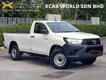 2021 TOYOTA HILUX Single Cab 2.4 4x4 (M) * 1 YEARS WARRANTY **GUARANTEE No Accident/No Total Lost/No Flood & 5 Day Money back Guarantee*