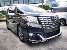 2017 Toyota Alphard 3.5 GF FULL SPECS - MODELLISTA SUNROOF JBL 4 CAMERA PRE CRASH NAPPA LEATHER -