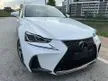 Recon 2018 Lexus IS300 2.0 F Sport Sedan RED LEATHER SIT/ CONDITION LIKE NEW CAR