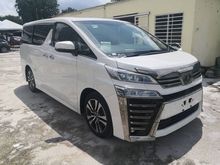 2019 Toyota Vellfire 2.5 ZG SUNROOF PRE CRASH ANDROID PLAYER 360CAM