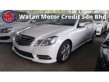 2013 Mercedes-Benz E250 AMG Unreg (0% GST)