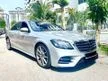 Used MERCEDES BENZ S450L 3.0 AMG LINE (A) FULL PETROL 362HP FACELIFT PANAROMIC ROOF WELL MAINTAINED VVIP OWNER LOW MILEAGE CAR KING (3 YEAR WARRANTY)