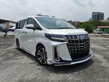 2020 Toyota Alphard 2.5 SC ,NEW FACELIFT,FULLY LOADED,JBL,4 CAM,SUNROOF,DIM,PRE CRASH,LANE ASSIT,2020 UNREG