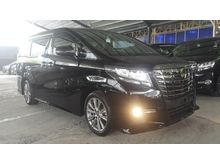 2017 Toyota Alphard Type Black 2.5, Pre-Crash System. 3 Years Warranty With Unlimited Mileage
