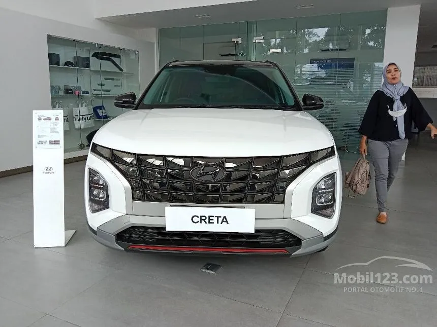 Jual Mobil Hyundai Creta 2024 Prime 1.5 di Banten Automatic Wagon Putih Rp 301.400.000
