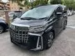Recon 2020 Toyota Alphard 2.5 G S C Package MPV # SUNROOF , FREE 360 CAMERA , BSM , DIM , LOW MILEAGE - Cars for sale