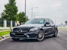 2018 Mercedes-Benz C350e 2.0 Avantgarde AMG Line Sedan Black Interior W205 Good Condition One Day Delivery