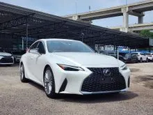 2023 Lexus IS 300 2.0 Version L Sedan (GRADE 5 A/B) LIGHT BROWN INTERIOR, SPARE TYRE, 360 CAMERA