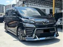 2018 Toyota Vellfire 2.5 ZG AGH30W  (A)