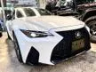 Recon UNREGISTER / 241 Horsepower / 350 Nm / RWD / BMC FACELIFT / 8 SPEED AUTO DUAL SHIFT SEQUENTIAL / APPLE CAR PLAY / 2020 Lexus IS300 2.0 F