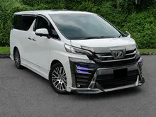 2018 Toyota Vellfire 2.5 ZG MPV WARRANTY + LUXURY INTERIOR + PREMIUM EXTERIOR
