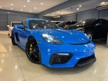 2022 Porsche 718 4.0 Cayman GT4 Manual 10 k miles  full spec