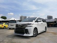 2017 Toyota Vellfire 2.5 ZG ZAG MPV