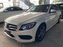 2015 Mercedes-Benz C200 2.0 AMG * HUD * Power Boot * Red Leather Seat * Offer 178k Only * 5 Years Warranty