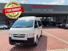 2016 Toyota Hiace 2.5 Diesel Turbo Window Van (M) + FREE 2 YEARS WARRANTY + FREE 2 YEARS SERVICE