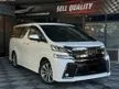 Used 2017 Toyota Vellfire 2.5 Z Golden Eyes MPV / Low Mileage / 360 Cam / 2 Power Door / Semi Leather Seat / Android Player / Smooth Engine / C2Believe